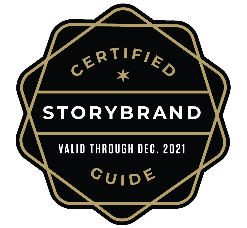 i'm a storybrand certified guide badge